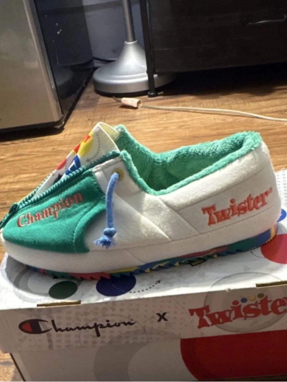 Champion University Zip Twister Sneakers/Slippers Colorblock Zipper White/Multi